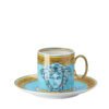 NEW Versace Coffee Cup Medusa Amplified Blue Coin