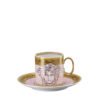 NEW Versace Espresso Cup Medusa Amplified Pink Coin