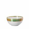 NEW Versace Soup Bowl Medusa Amplified Green Coin
