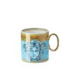 NEW Versace Mug with handle Medusa Amplified Blue Coin