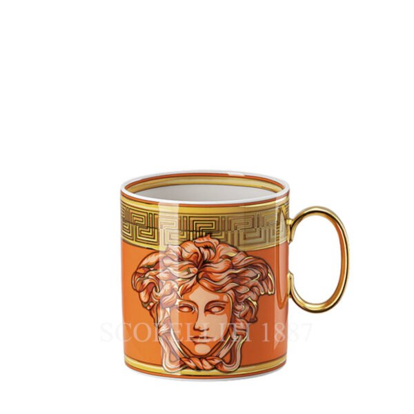 versace medusa amplified mug orange