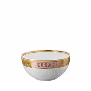 versace medusa amplified soup bowl pink coin