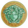 NEW Versace Presentation Plate Medusa Amplified Green Coin