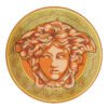 NEW Versace Presentation Plate Medusa Amplified Orange Coin