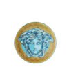NEW Versace Bread Plate Medusa Amplified Blue Coin