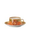 NEW Versace Tea Cup Medusa Amplified Orange Coin