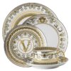 New Versace Virtus Gala White 5 Piece place Setting
