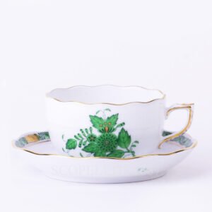 herend apponyi green tea cup