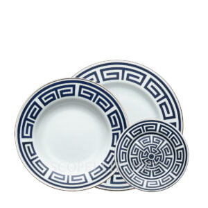 labirinto blue dinnerware