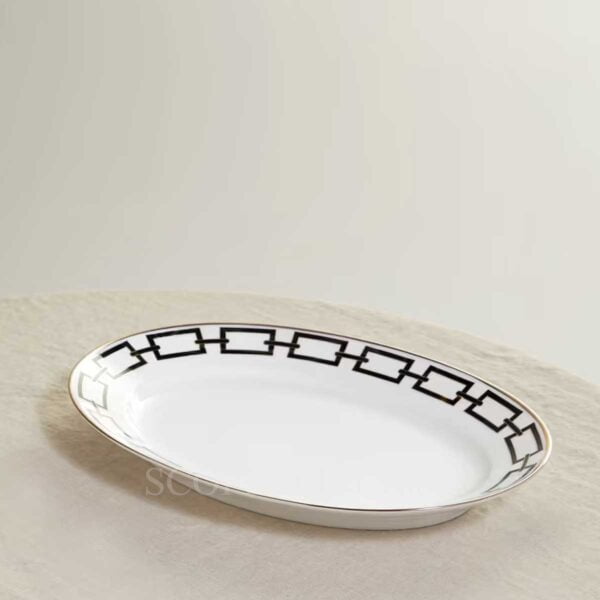richard ginori oval platter catene black