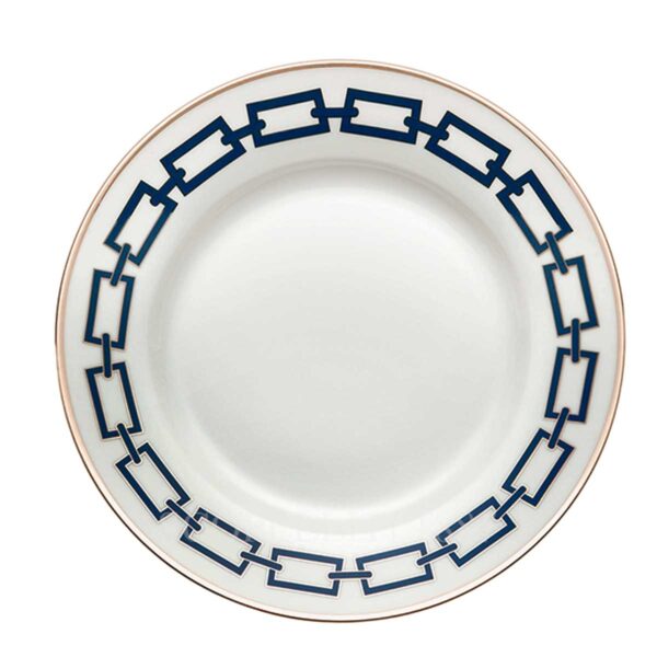ginori catene blue dinner plate