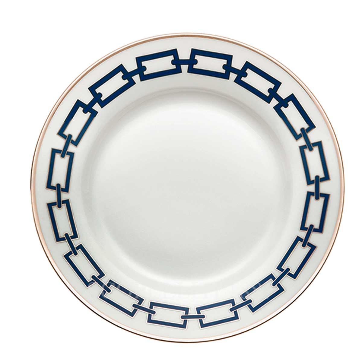 ginori catene blue dinner plate