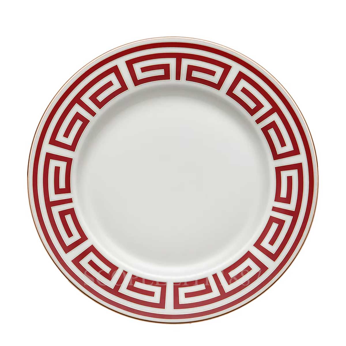 richard ginori dinner plate labirinto red