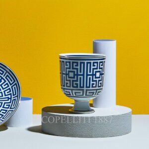 ginori cachepot photo vase labirinto blue