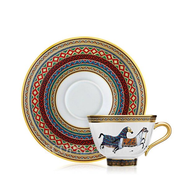 hermes cheval d orient tea cup and saucer n.2