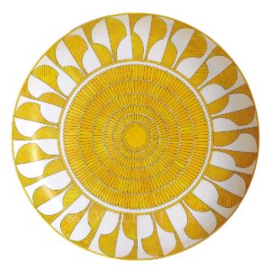 hermes medium large round deep platter soleil d'hermes
