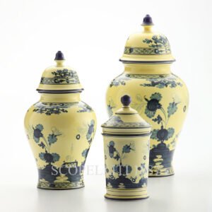 oriente italiano citrino set vases