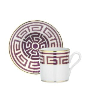 richard ginori coffee cup and saucer labirinto ametista