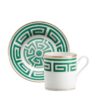 Ginori 1735 Coffee Cup and Saucer Labirinto Green