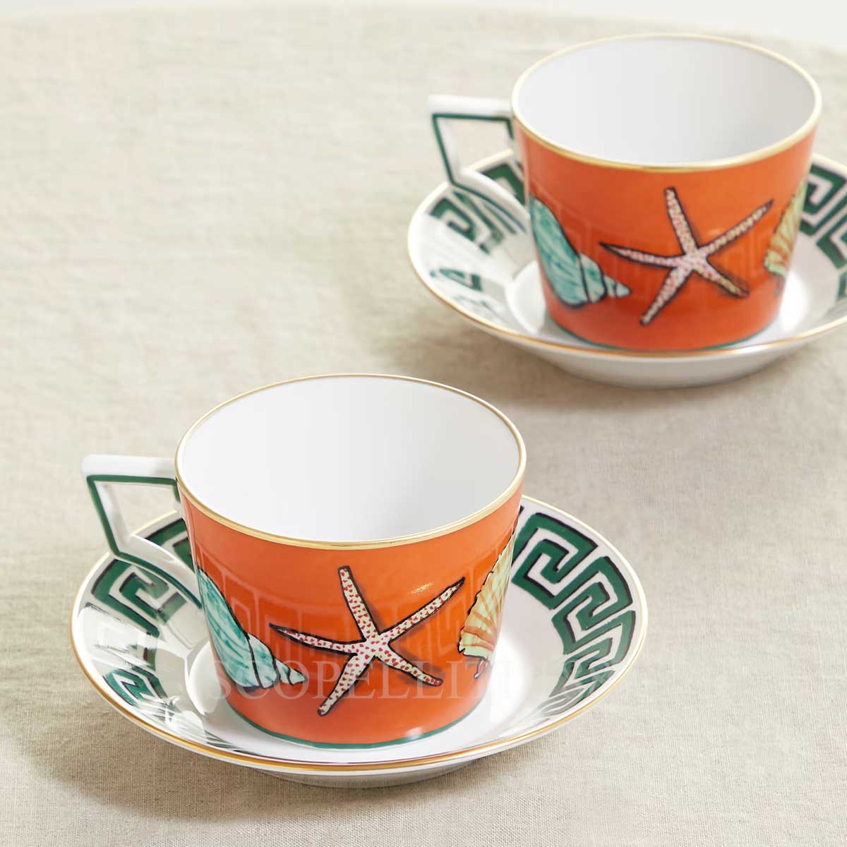 richard ginori gift set of 2 tea cups il viaggio di nettuno