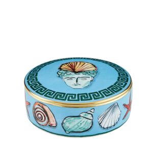 richard ginori round box with lid il viaggio di nettuno