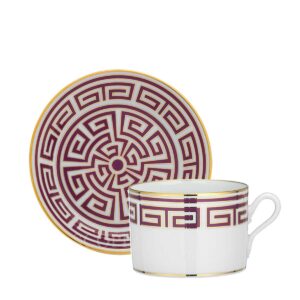 richard ginori tea cup and saucer labirinto ametista