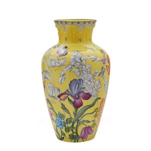 richard ginori vase 42 cm giardino dell'iris yellow