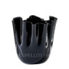 Venini Fazzoletto Vase Medium Black 700.02 NEW