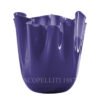 Venini Fazzoletto Vase Large Indigo 700.00 NEW