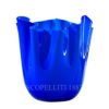 Venini Fazzoletto Vase Large Sapphire 700.00 NEW