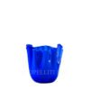 Venini Fazzoletto Vase Small Blue Sapphire 700.04 NEW