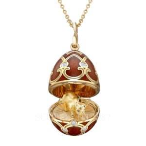 faberge egg pendant year of ox 2488