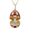 Fabergé Egg Pendant Year Of The Rabbit with Necklace Heritage