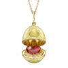 Fabergé Yellow Gold Red Heart Surprise Locket Heritage