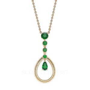 faberge gold emerald pendant colours of love