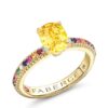 Fabergé Gold Yellow Sapphire Ring with Gemstone