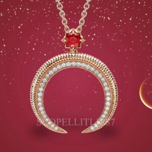 faberge hilal necklace ruby