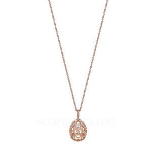 faberge imperial rose gold egg pendant