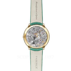 faberge lady green emerald watch peacock