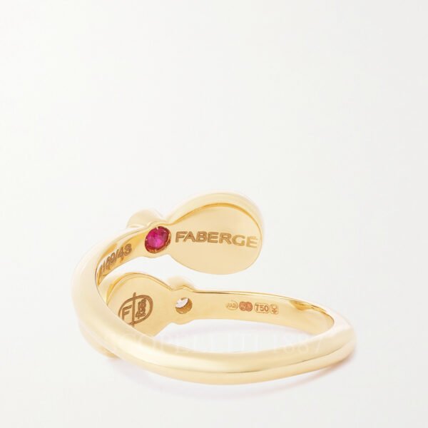 faberge essence ring yellow gold