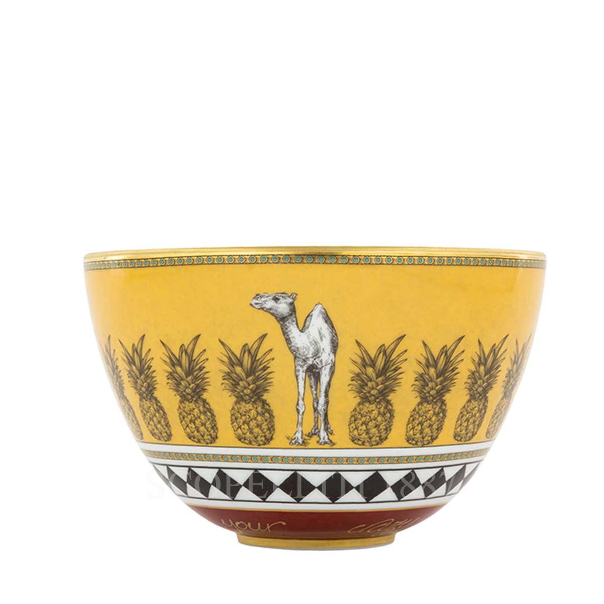 ginori totem camel bowl customizable