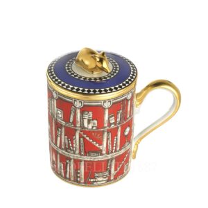 ginori totem rat mug with lid