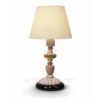 Lladró Firefly Table Lamp Pink and Golden Luster