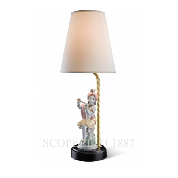 lladro lord krishna table lamp