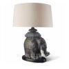 Lladró Siamese Elephant Table Lamp