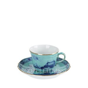 oriente iris coffee cup with saucer