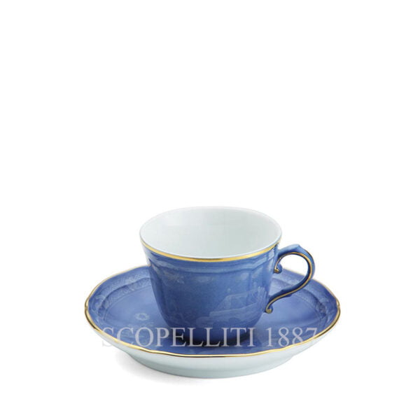 oriente pervinca coffee cup with saucer