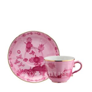 oriente porpora coffee cup with saucer