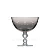 Saint Louis Footed Cup Bubbles Grey Flannel