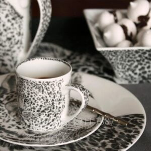 taitu espresso cup with saucer wild spiritset leopard coffee